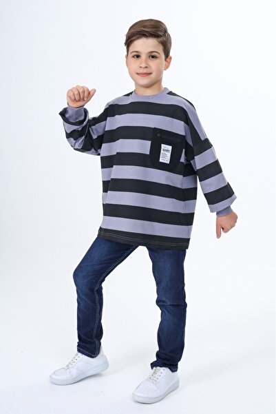 Toontoy Boy's Striped Sweatshirt