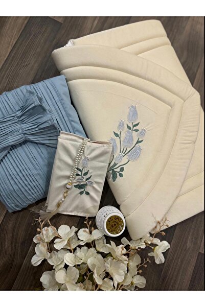 STAYILK DRESSES Prayer set: 2cm thick foam mat, comfortable for feet, knees, and during prostration, with a loose, soft, and comfortable prayer shawl.