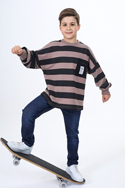 Toontoy Boy's Striped Sweatshirt