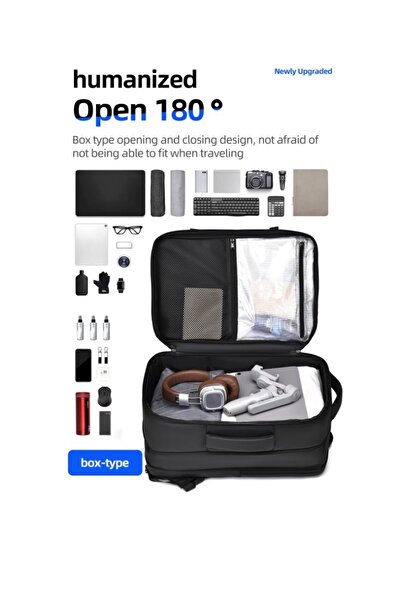 Weixier 3-in-1 Backpack, Handbag, and Shoulder Bag - Expandable Travel Bag - Water-Resistant Bag - Large Capacity 38L Business Bag