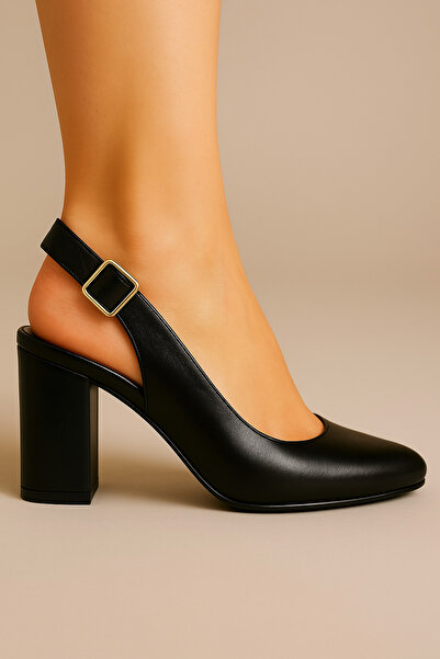 Venardi Prong Oval Toe Heels