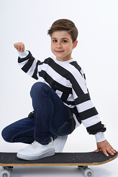 Toontoy Boy's Striped Sweatshirt
