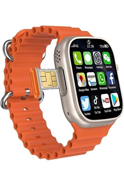 TELZEAL Germany TC5G 2.2 inch Full Screen Smart Watch with SIM Slot, 3 Straps & Wireless Charger