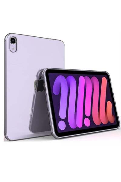 PopZa SmartGrist iPad Mini 6 Clear Slim Soft TPU Protective Case - Transparent