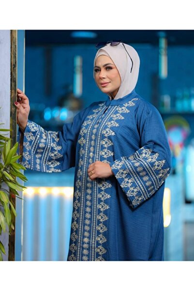 outline A reception jalabiya made of luxurious Egyptian cotton