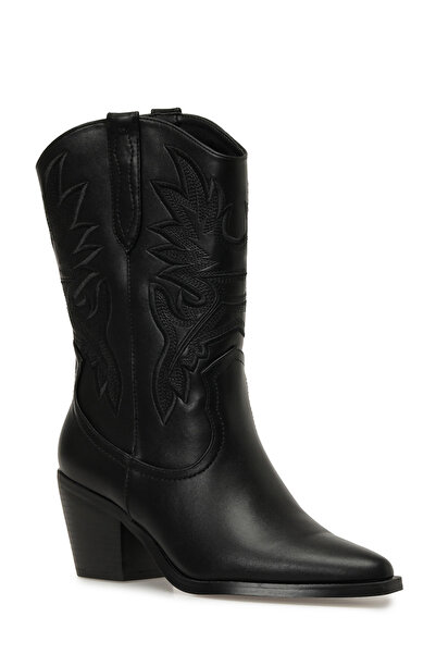 Butigo 24K-1002 5Pr Black Women's Cowboy Boots
