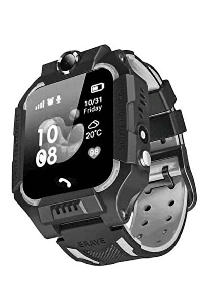 PopZa Kids Smartphone Watch (Black) - HD Touch Screen, Calls & Messaging, Anti-lost