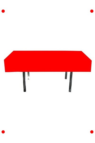markentegra Red Party Tablecloth - 137X183 cm