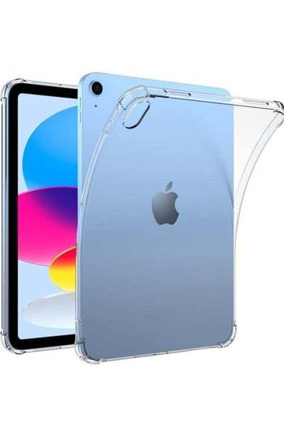 PopZa SmartGrist iPad Air 13 inch (2024) Case – Clear Shockproof Shell with Corner Protection, Ultra-Thi