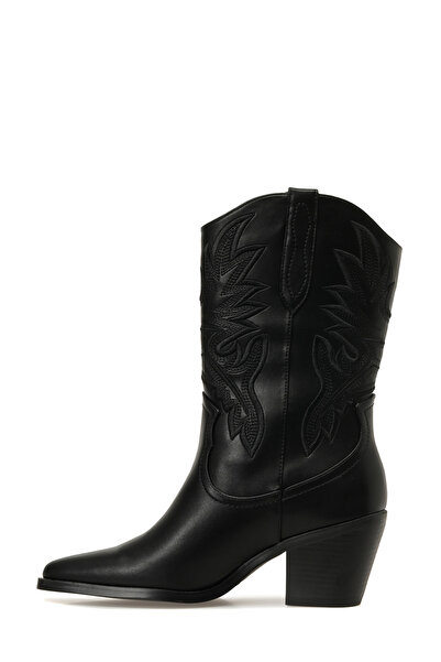 Butigo 24K-1002 5Pr Black Women's Cowboy Boots
