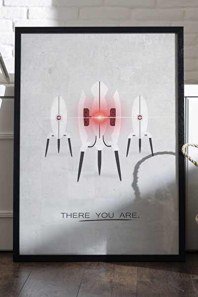 Duvarda Poster cu ramă din lemn negru Portal, pictură decorativă de perete cu...