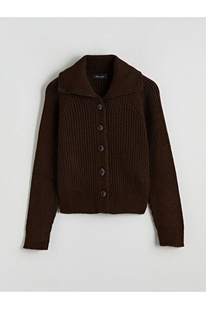 LC Waikiki Lcw Vision Polo Collar Women's Knitwear Cardigan