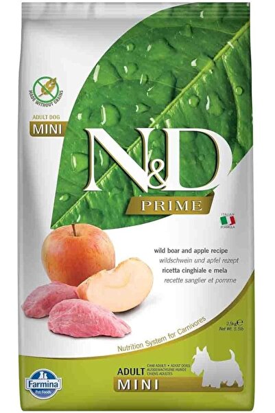 Farmina N&D Prime Yaban Domuz & Elma Adult Mini, 2.5 Kg