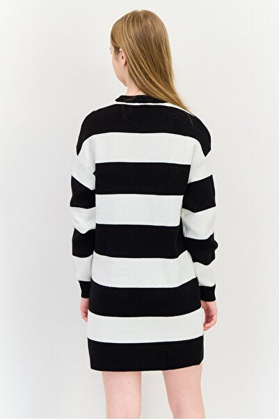 Don't Call Me Jennyfer Women Stripe Sweater Dress, Multicolor