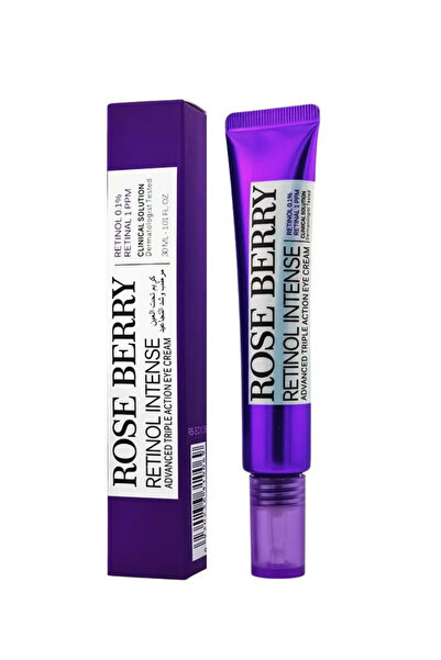 ROSE BERRYY كريم العين ريتينول المكثف المتقدم ثلاثي المفعول