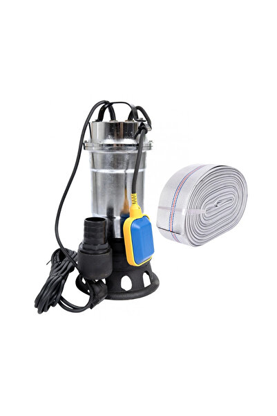 DDT Submersible Dirty Water Pump SWP2550F, Stainless Steel, 2550W, 25 m³/h