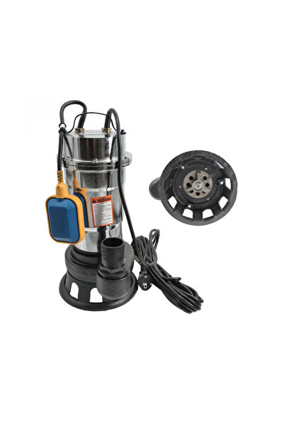 DDT DDT Submersible Pump, 3000W, Chopper, Float, Stainless Steel Body