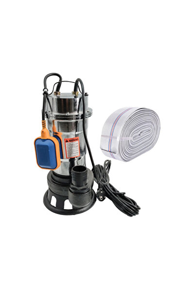 DDT DDT Submersible Pump, 3000W, Chopper, Float, Stainless Steel Body