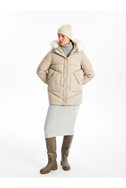 LC Waikiki Lcw Vision Women's Hooded Puffer Jacket