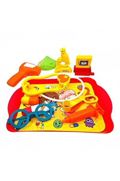 OEM Set de joacă Doctor cu tavă și accesorii, multicolor