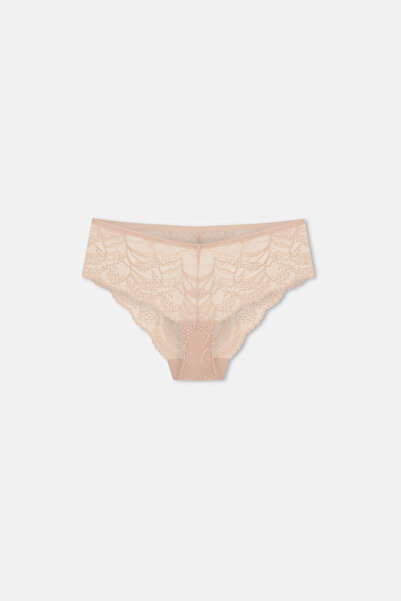 SUWEN Tender Leaves Yüksek Bel Dantelli Slip Külot