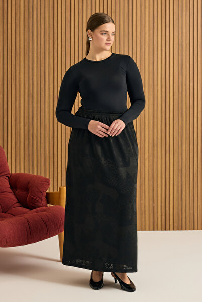 Aker Fustă tricotată jacquard