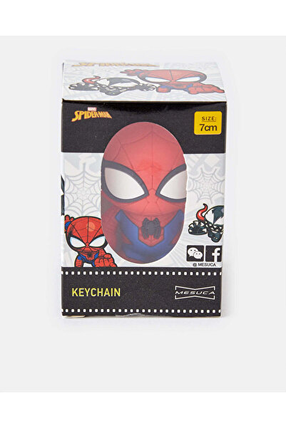 REDTAG Red Marvel Drop Glue Spiderman Standing Figure Keychain