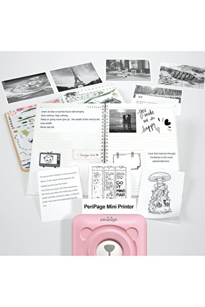 PeriPage Colored Sticky Thermal Labels for A6 Printer, Waterproof & BPA-Free, 3 Rolls