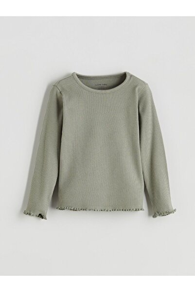 LC Waikiki Lcw Baby Crew Neck Long Sleeve Baby Girl Blouse