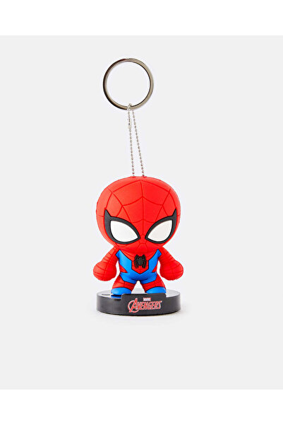 REDTAG Red Marvel Drop Glue Spiderman Standing Figure Keychain