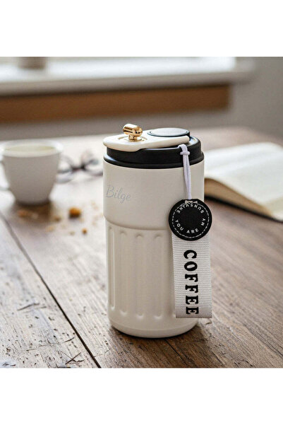 Trendmiya 400ml Coffee Grade White Thermos