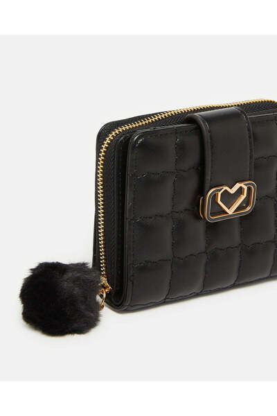 REDTAG Girls Black Quilted Purse