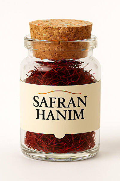 Safran Hanım 1 g Safran Organik İran Safranı Süper Negin Saffron Yeni Hasat