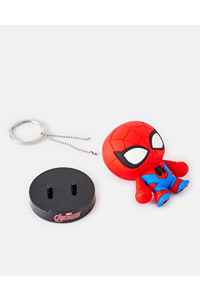REDTAG Red Marvel Drop Glue Spiderman Standing Figure Keychain
