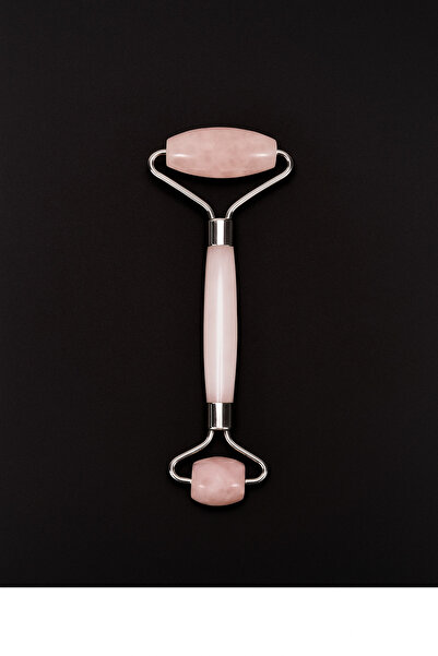 MellaCare Doğaltaş Pembe Kuvars Face Roller Yüz Masaj Taşı