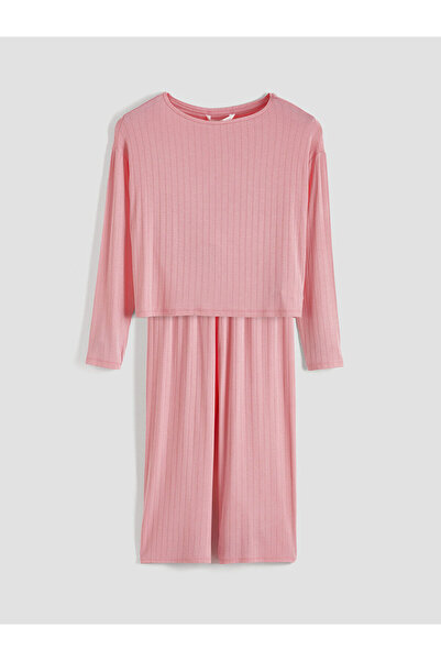 LC Waikiki Σετ γυναικεία πιτζάμα Özmarka New Season Crew Neck