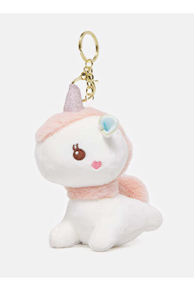 REDTAG Women White Unicorn Key Ring