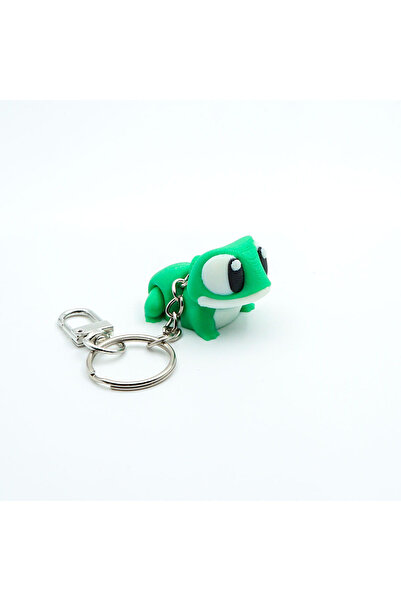OEM Flexi Keychain for Schoolbag, Backpack, Bag or Keys, Frog Keychain