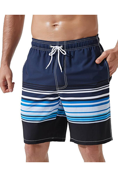 OEM Men's swim shorts, lined, blue S