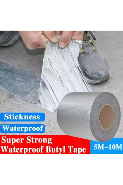 EHOME Leakage Repair Waterproof Tape for Pipe Leakage Roof Water Tape Leakage Solution Aluminium(5cmx5m)