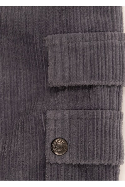 Ozmoz By Mukadder Özden Organic Velvet Cargo Pocket Pack Winter Boys' Trousers