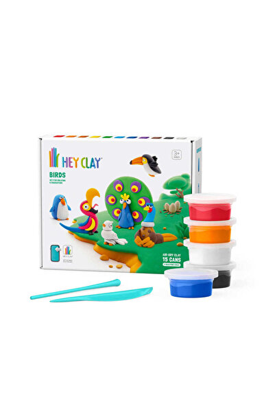 Hey Clay Hey ClayHava ile Kuruyan Kil (15li kutu) - Kuşlar HC015013