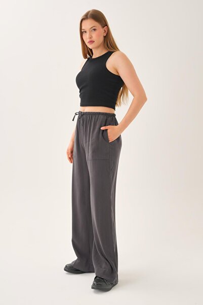 ALEXANDERGARDI Buy Elastic Waist Silk Textured Pants