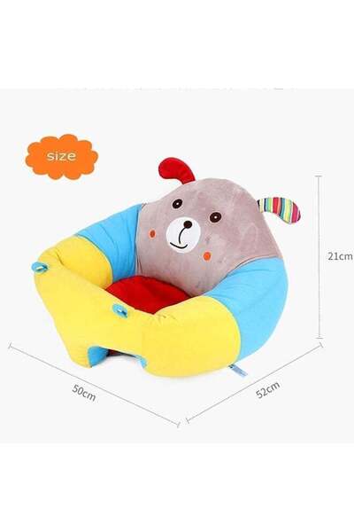 fulina Baby Sitting Chair,Infant Support Seat Plush Soft Animal Shaped Baby Sofa Comfortable,for Newborn