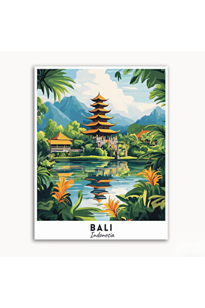 tuvart Sayılarla Boyama Seti Dünya Şehirleri 40x50cm, Endonezya BALİ