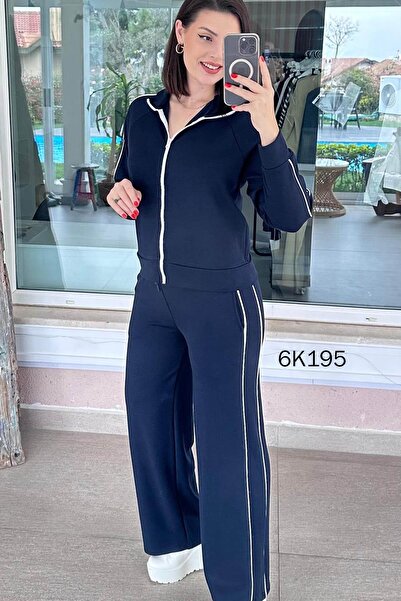 İnce Topuk Ara Piped Zippered Modal Set of 2 6K195