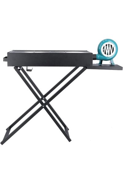 Yuwell YU WELL Stainless Steel Portable Foldable Charcoal BBQ Grill with Blower