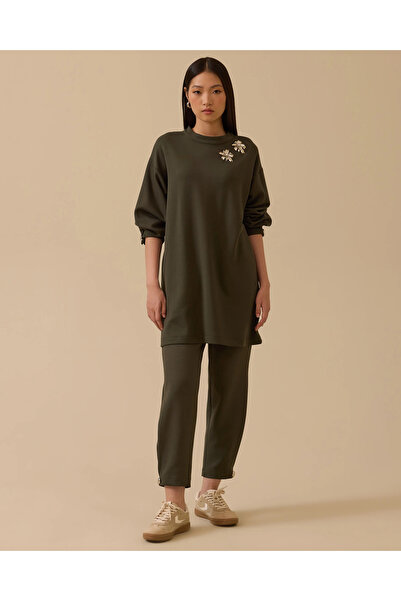 SCL Long Sweatshirt with Accessory Detail