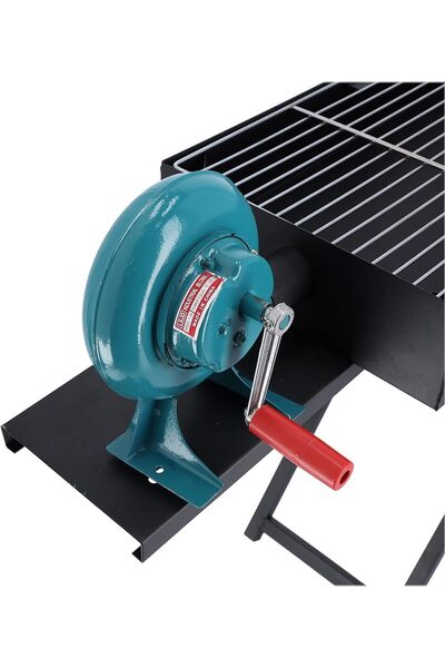 Yuwell YU WELL Stainless Steel Portable Foldable Charcoal BBQ Grill with Blower
