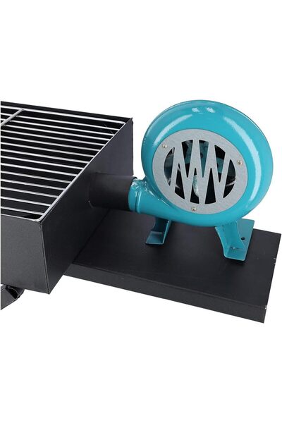 Yuwell YU WELL Stainless Steel Portable Foldable Charcoal BBQ Grill with Blower